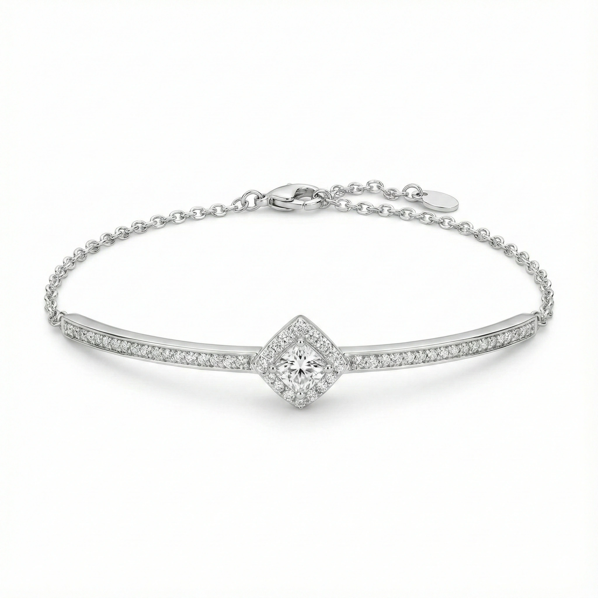 925 Moissanite Diamond Spark Bracelet | MZ-0021B - Image 6
