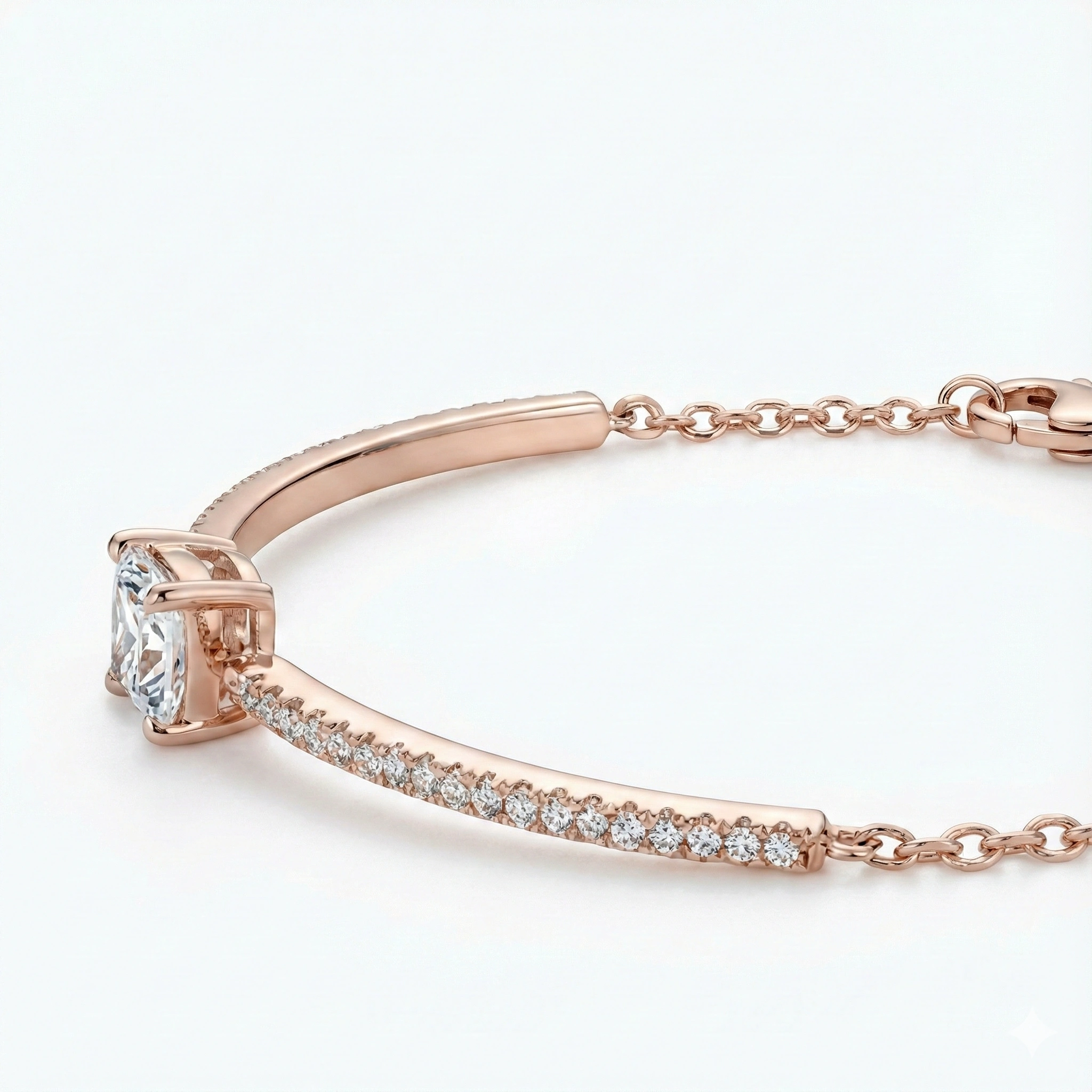925 Moissanite Diamond Aurelia Bracelet | MZ-0439B - Image 5