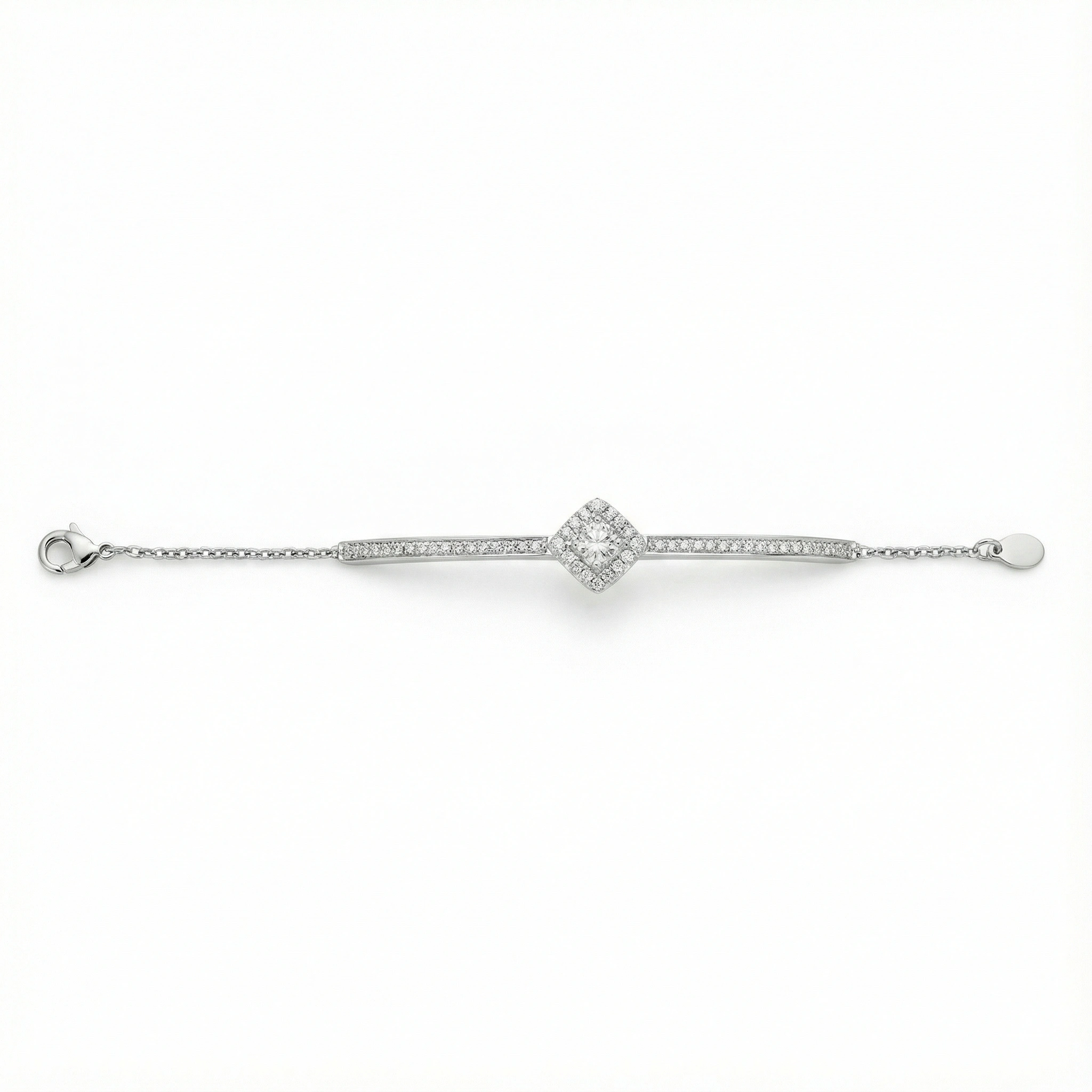 925 Moissanite Diamond Spark Bracelet | MZ-0021B - Image 5