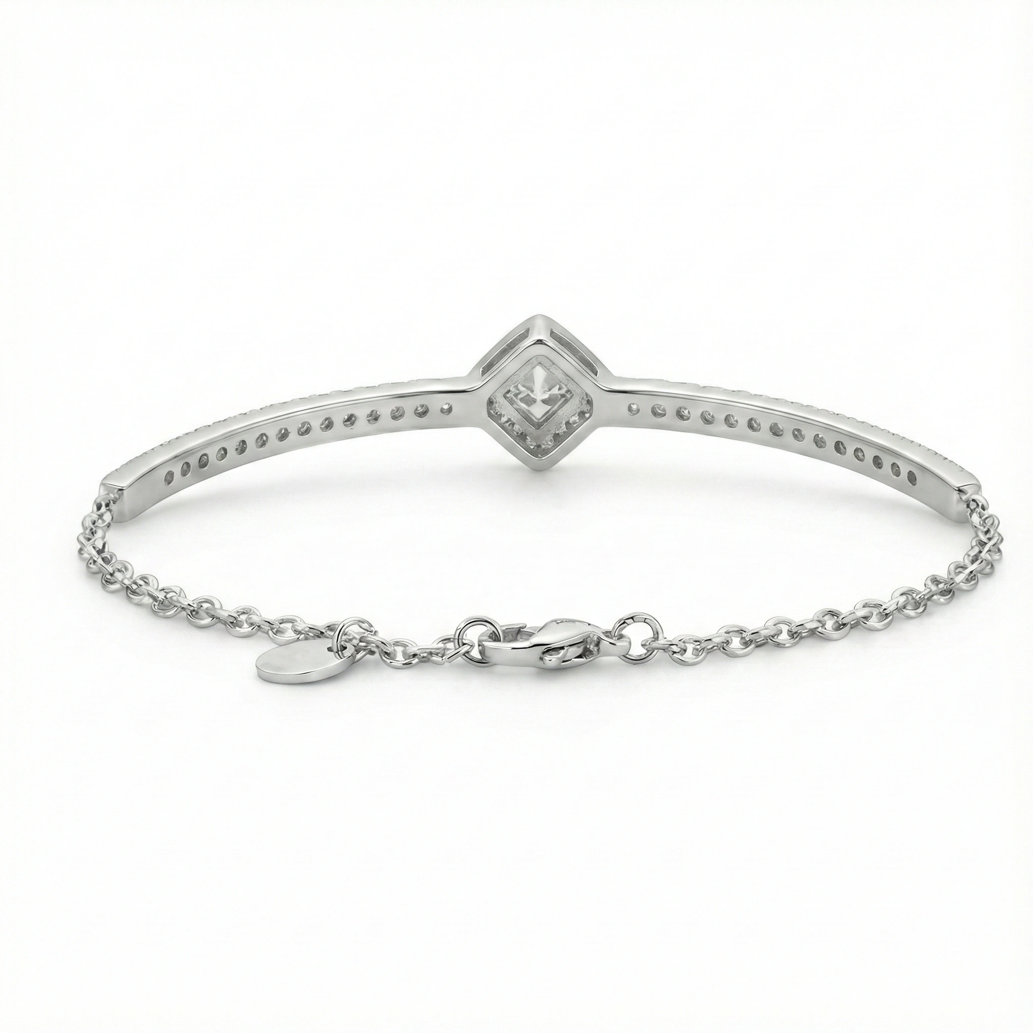 925 Moissanite Diamond Spark Bracelet | MZ-0021B - Image 2
