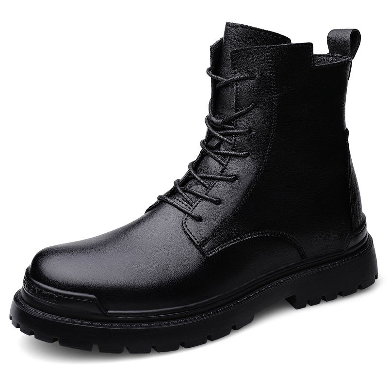 Genuine Leather High Ankle Boot For Men