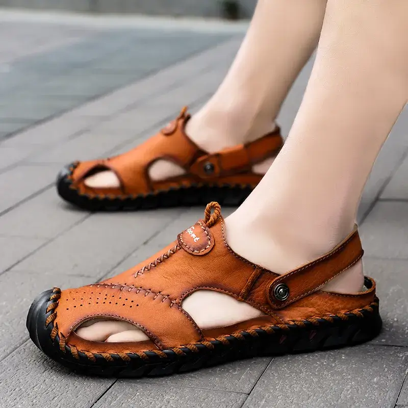 Cow Leather Fashionable Sandal