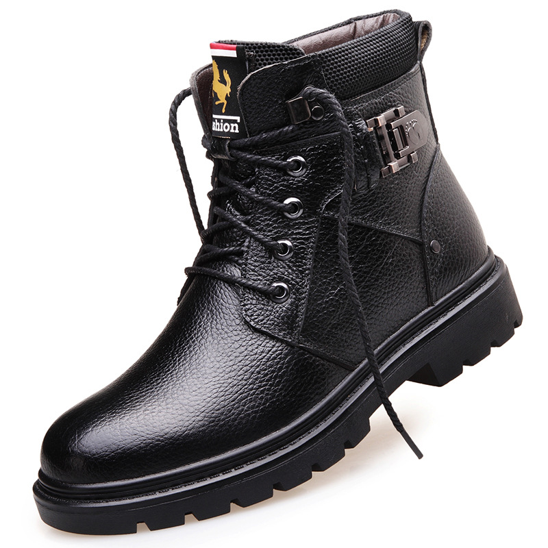 2018 Fashion Men Ankle Boot Short Boots Casual Martin Shoes